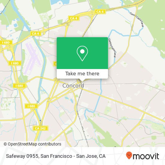 Safeway 0955 map