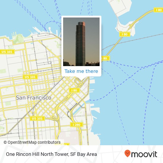 One Rincon Hill North Tower map