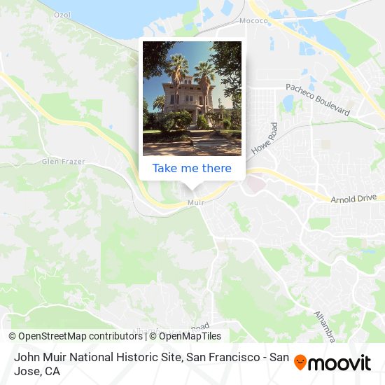 Mapa de John Muir National Historic Site