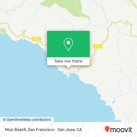 Muir Beach map