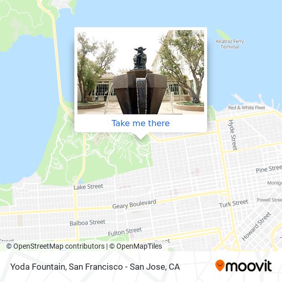 Yoda Fountain map