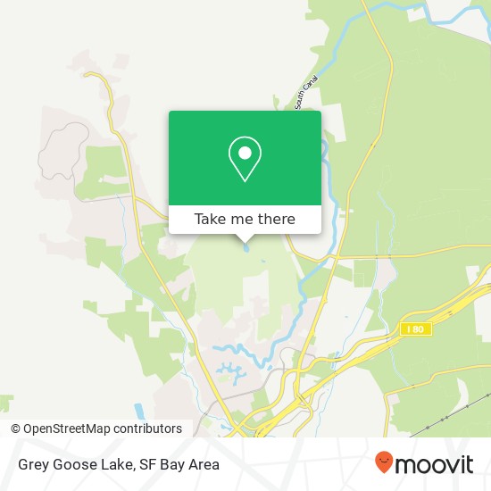 Grey Goose Lake map