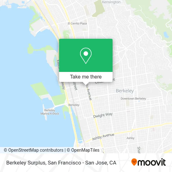 Mapa de Berkeley Surplus