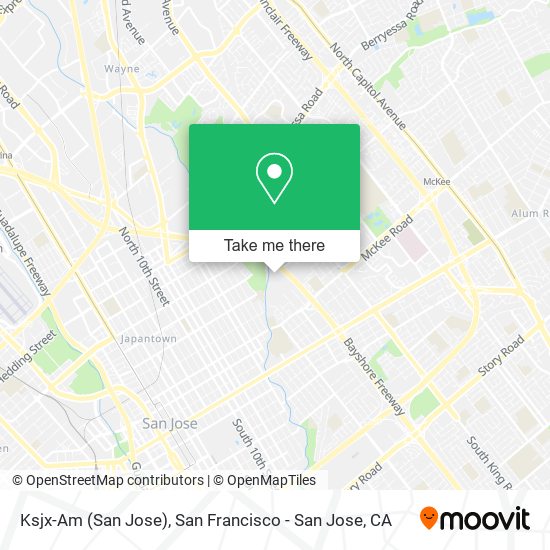 Mapa de Ksjx-Am (San Jose)