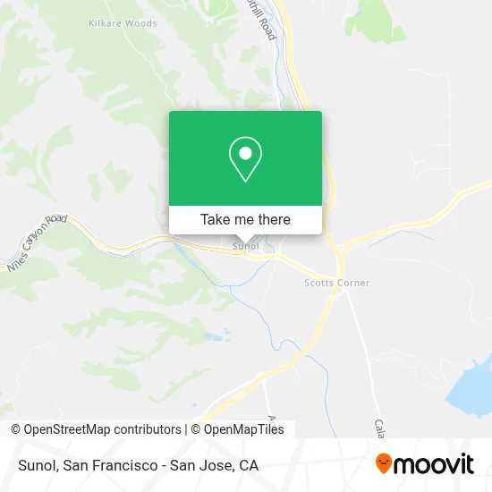 Sunol map