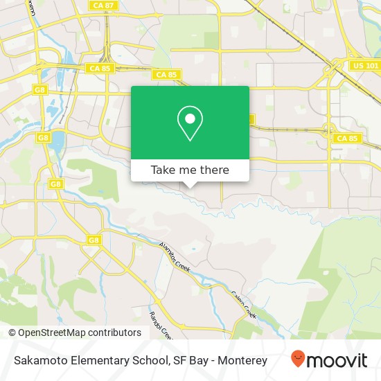 Mapa de Sakamoto Elementary School