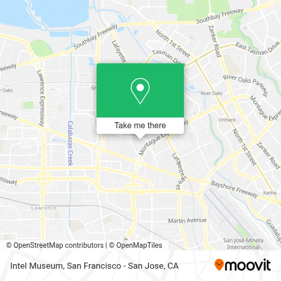 Intel Museum map