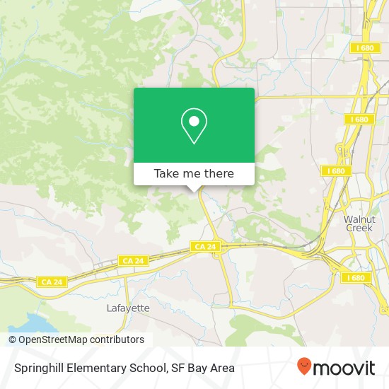 Mapa de Springhill Elementary School