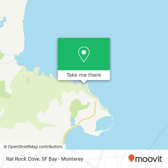 Rat Rock Cove map