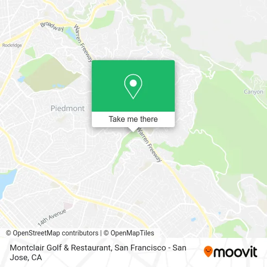 Montclair Golf & Restaurant map