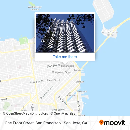 One Front Street map