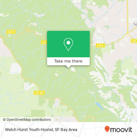 Welch Hurst Youth Hostel map