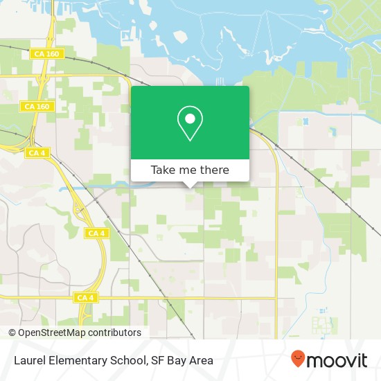 Laurel Elementary School map