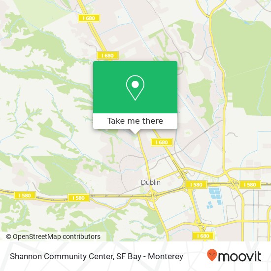 Shannon Community Center map