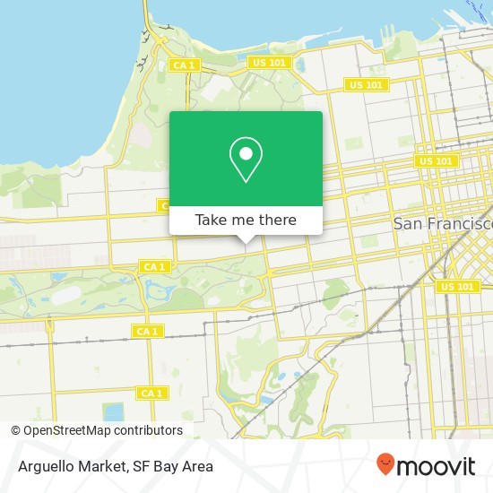 Arguello Market map