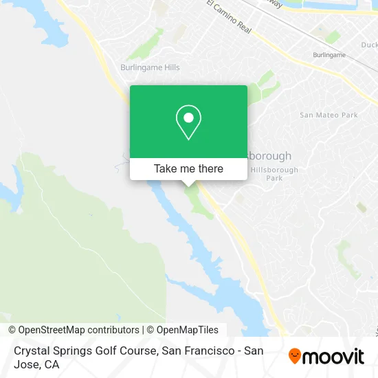Crystal Springs Golf Course map