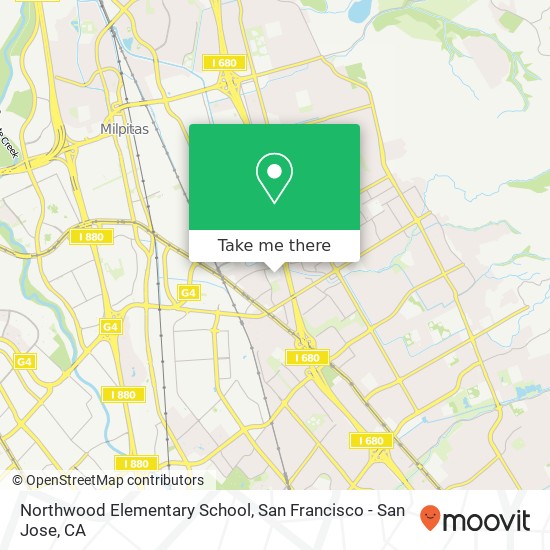 Mapa de Northwood Elementary School