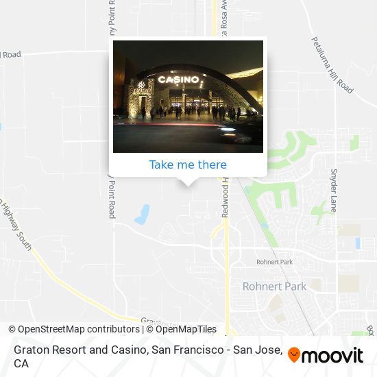 Graton Resort and Casino map