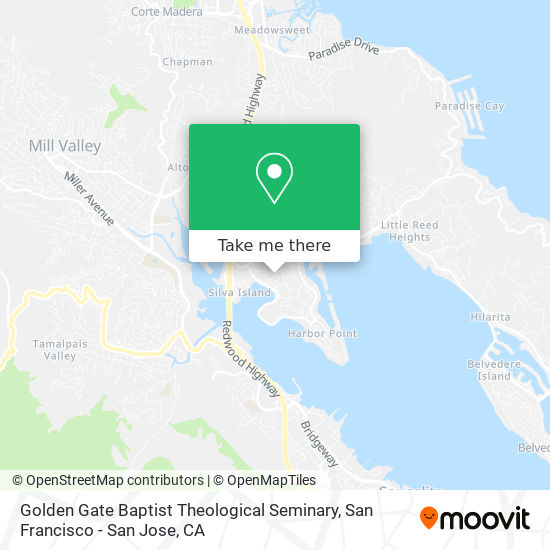 Golden Gate Baptist Theological Seminary map