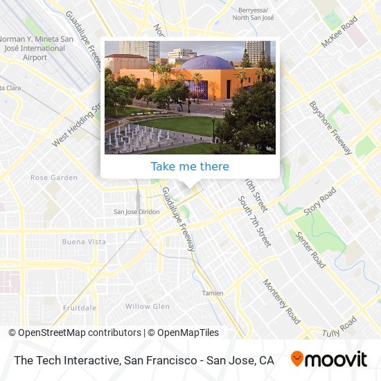 The Tech Interactive map