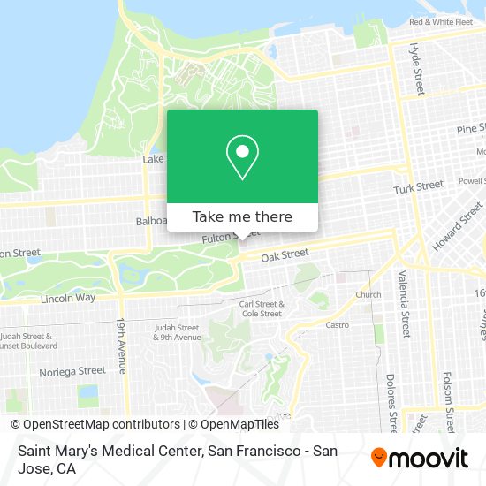 Saint Mary's Medical Center map