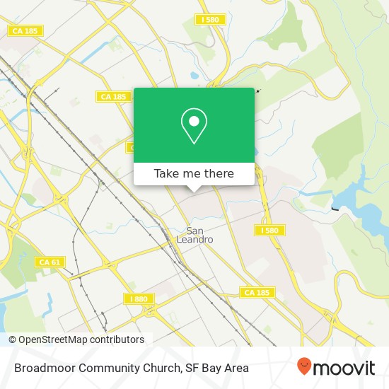 Broadmoor Community Church map