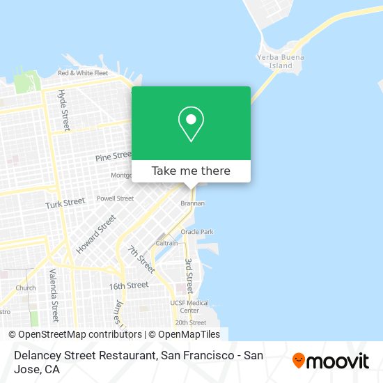 Delancey Street Restaurant map
