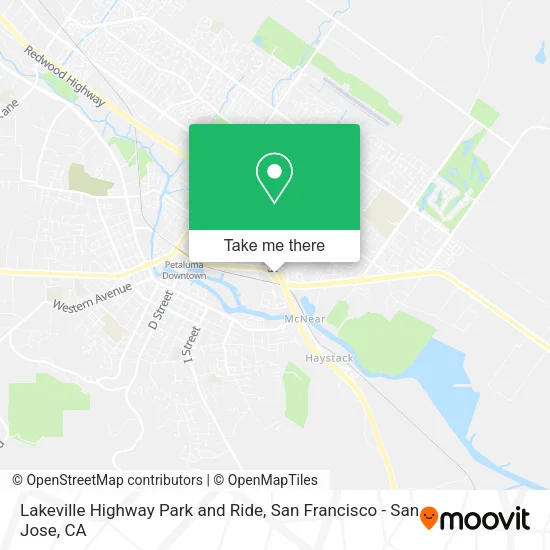 Mapa de Lakeville Highway Park and Ride