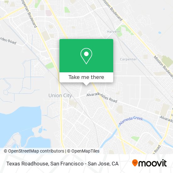 Mapa de Texas Roadhouse