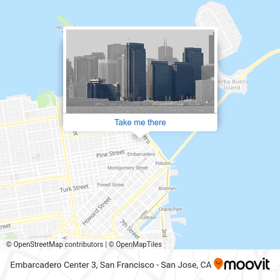 Mapa de Embarcadero Center 3