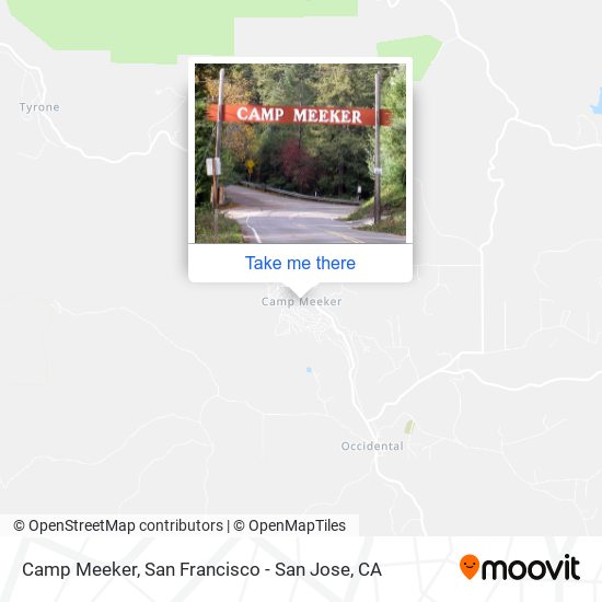 Mapa de Camp Meeker