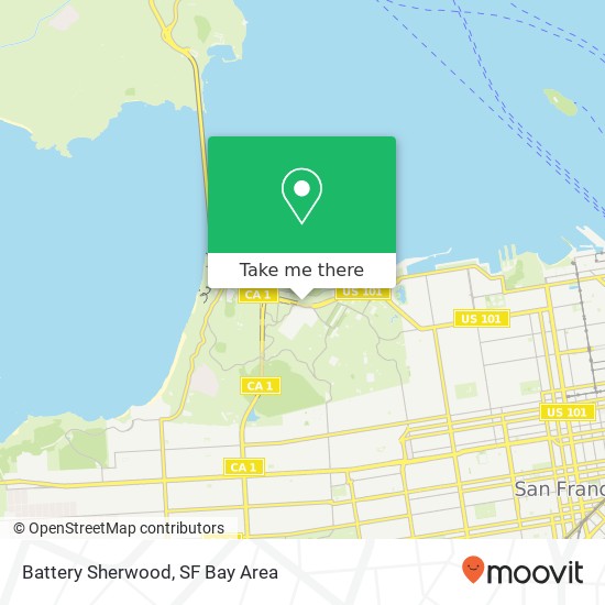 Battery Sherwood map