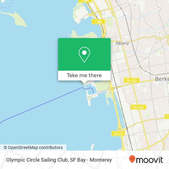 Olympic Circle Sailing Club map