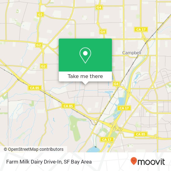 Mapa de Farm Milk Dairy Drive-In