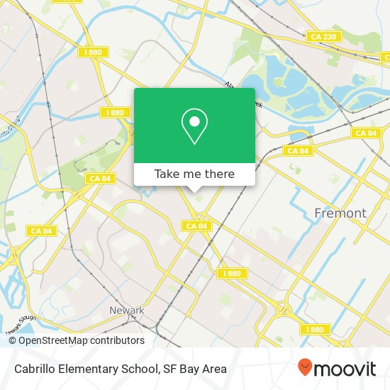 Mapa de Cabrillo Elementary School