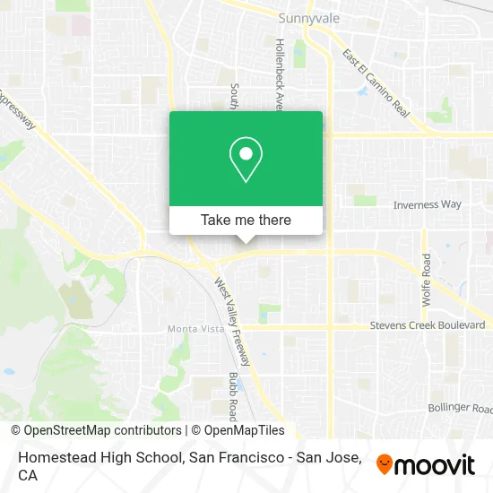 Homestead High School map