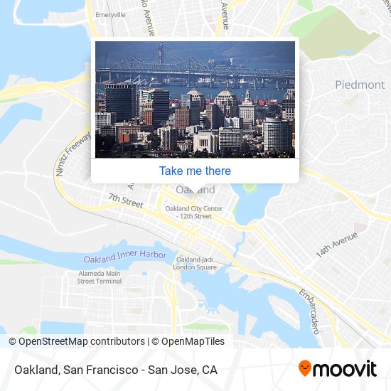 Oakland map