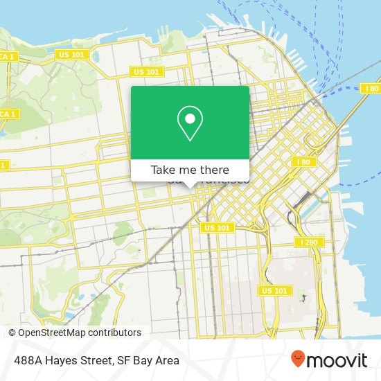 488A Hayes Street map