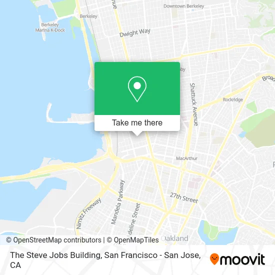The Steve Jobs Building map