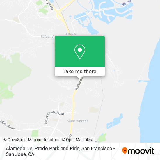 Mapa de Alameda Del Prado Park and Ride