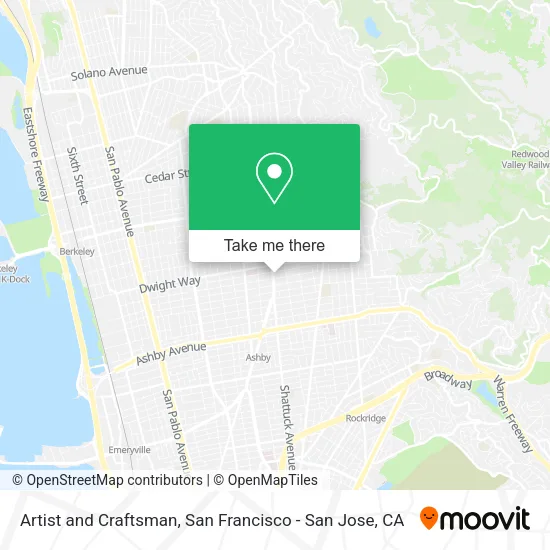 Mapa de Artist and Craftsman