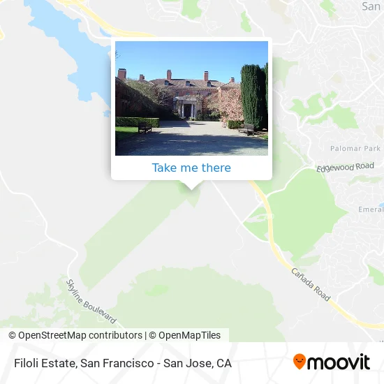 Filoli Estate map