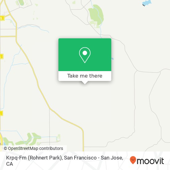 Mapa de Krpq-Fm (Rohnert Park)