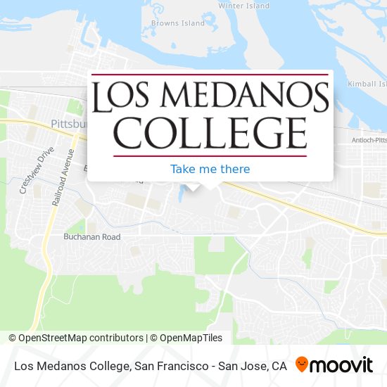 Los Medanos College map