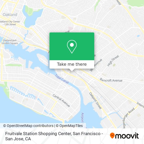 Fruitvale Station Shopping Center map