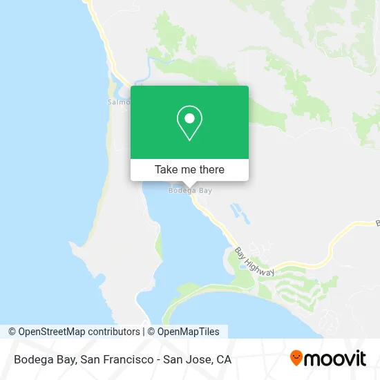 Bodega Bay map