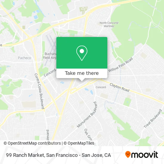 Mapa de 99 Ranch Market