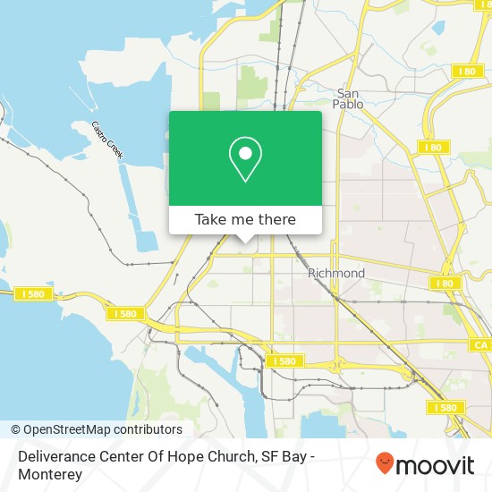 Mapa de Deliverance Center Of Hope Church