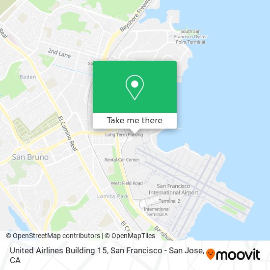 Mapa de United Airlines Building 15