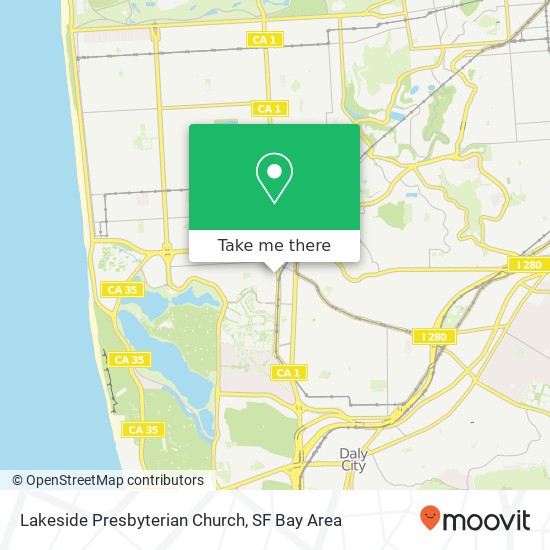 Mapa de Lakeside Presbyterian Church